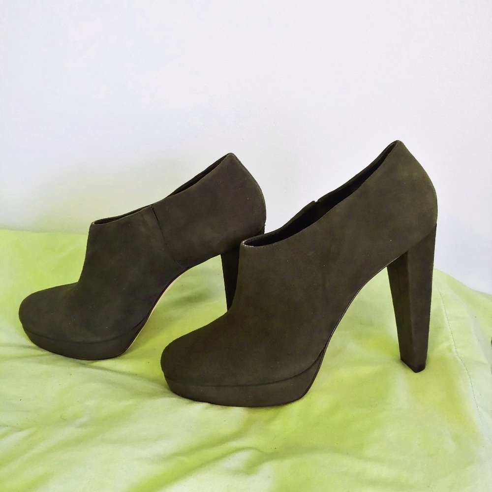 Cole Haan Nike Air Olive Platform Heeled Booties - Picture 5 of 7